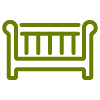 a wooden crib with vertical slats suitable for a baby the number 11 crib designs are popular for nursery settings