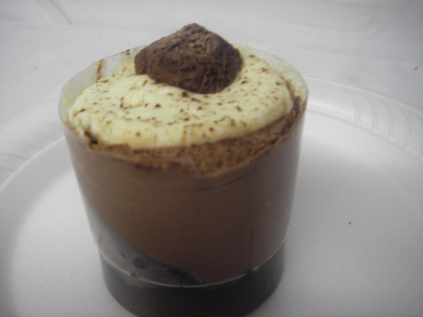 Chocolate and amaretto mousse