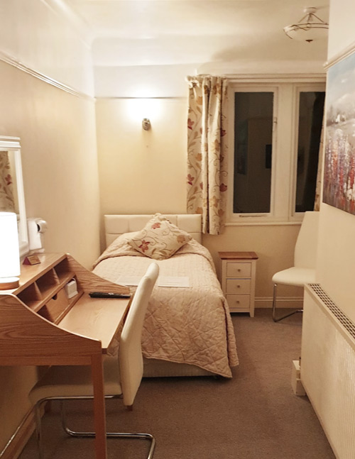 Single room at Schoolhouse hotel