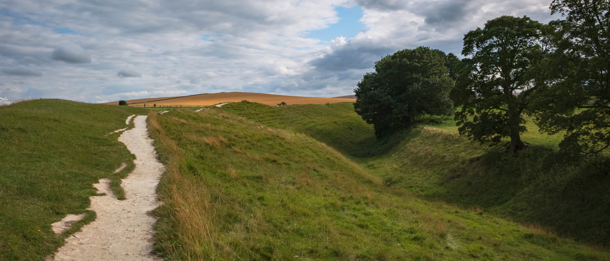 The ridgeway walking trail, wiltshire